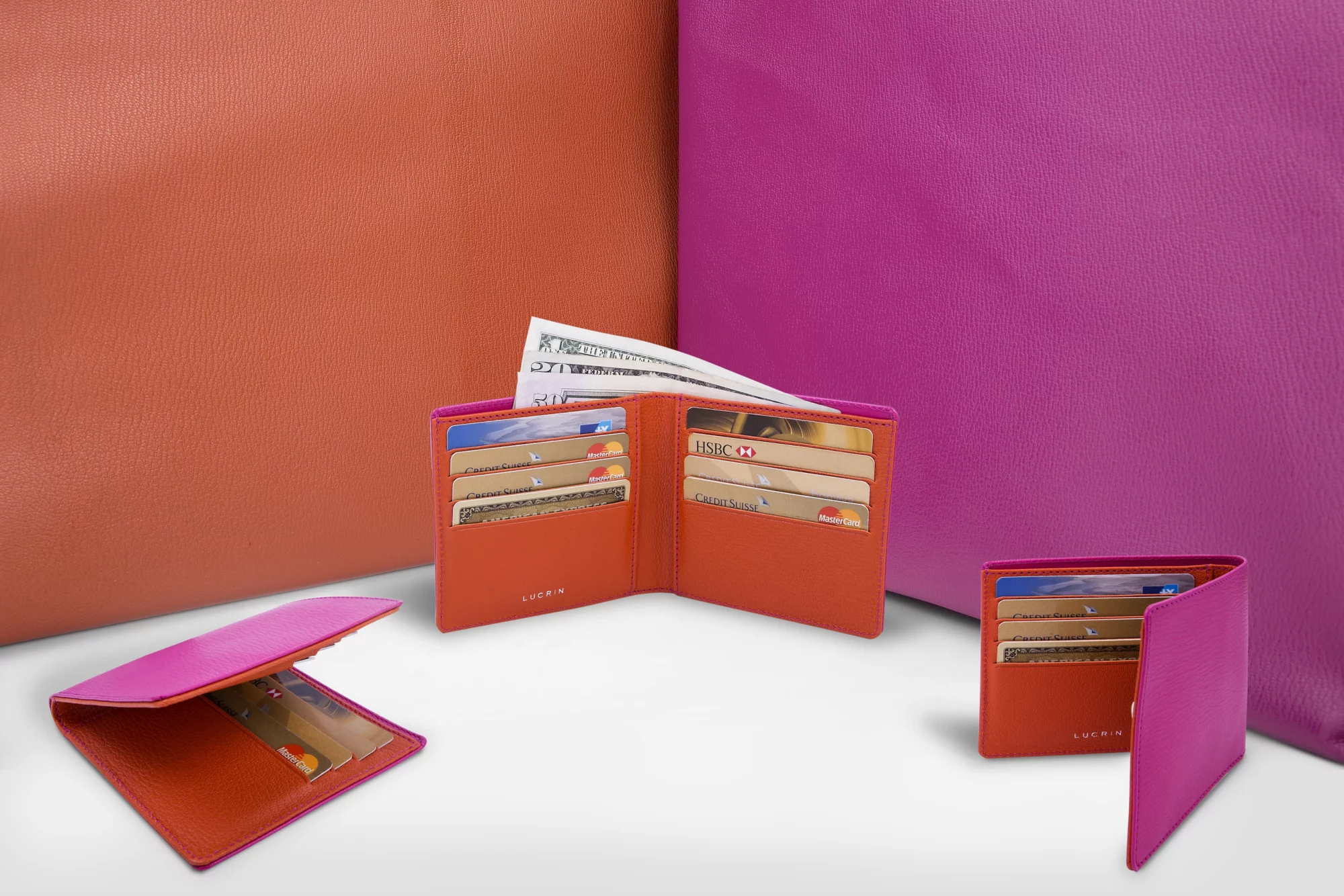 Bicolour classic wallet