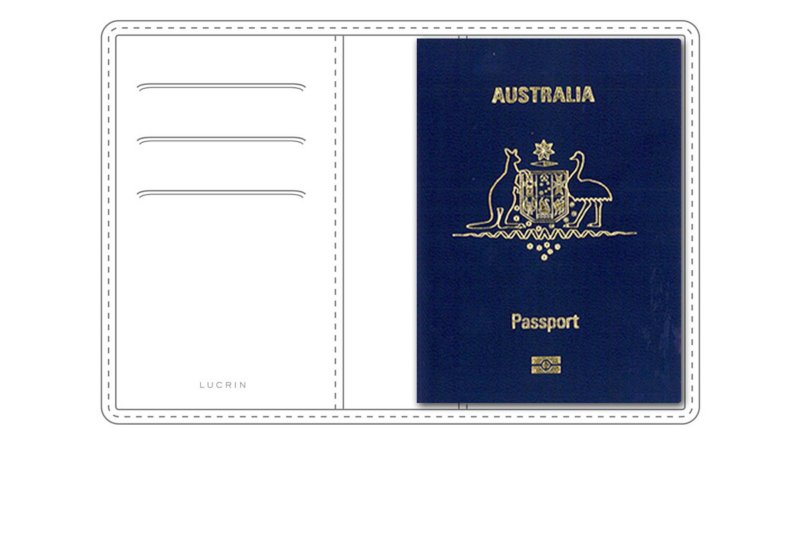 Luxury Leather Australian Passport Holder