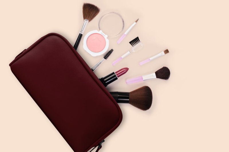 旅行用コスメポーチ (19.5 x 12.5 x 7.5 cm)