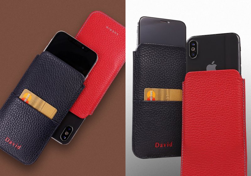 Capa para iPhone XS com bolso
