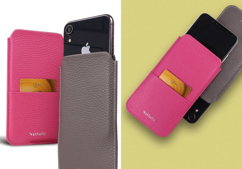 Capa para iPhone XR com bolso