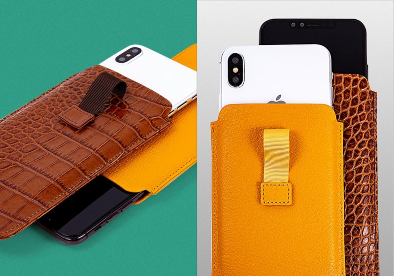 Capa para iPhone XS Max com aba de puxar