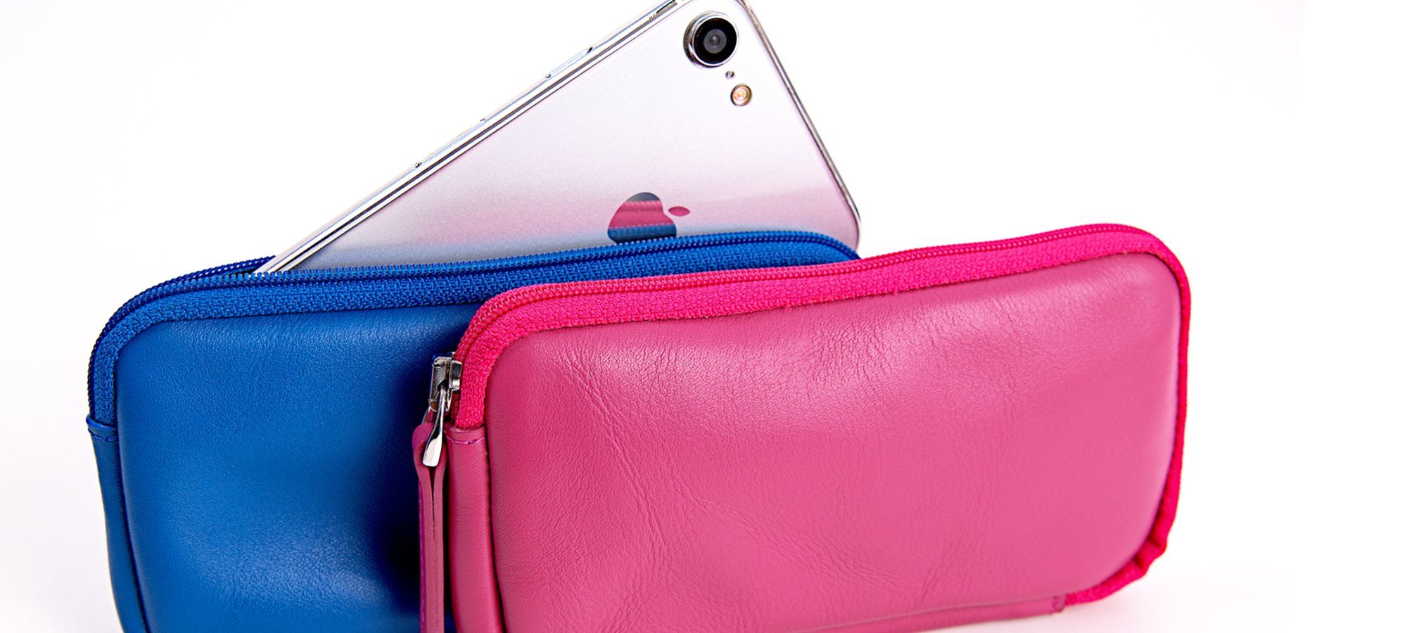 Bolsa para iPhone 8 com fecho de correr