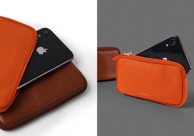 Carteira com fecho para iPhone XR