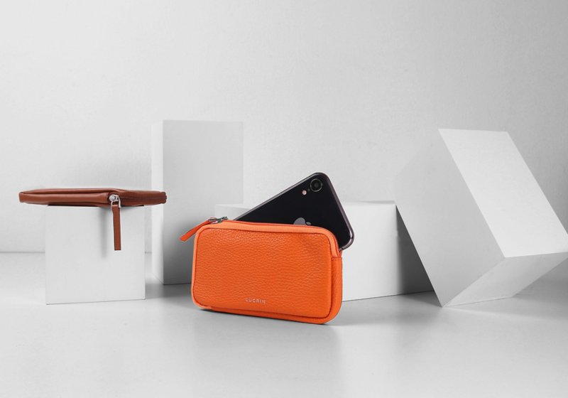 Carteira com fecho para iPhone XR