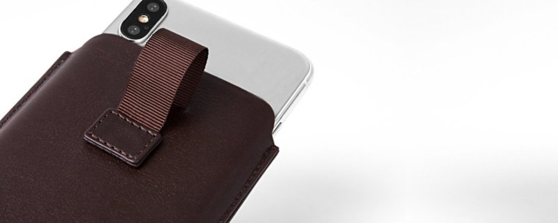 Capa para iPhone X com aba