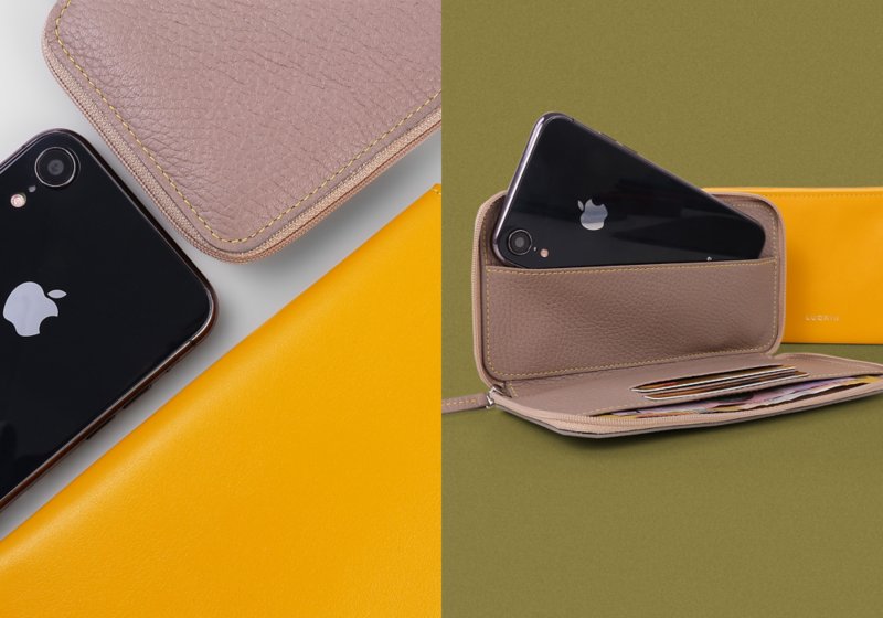 Carteira de Fecho para iPhone XR