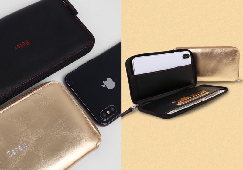 Carteira de Fecho para iPhone XS Max