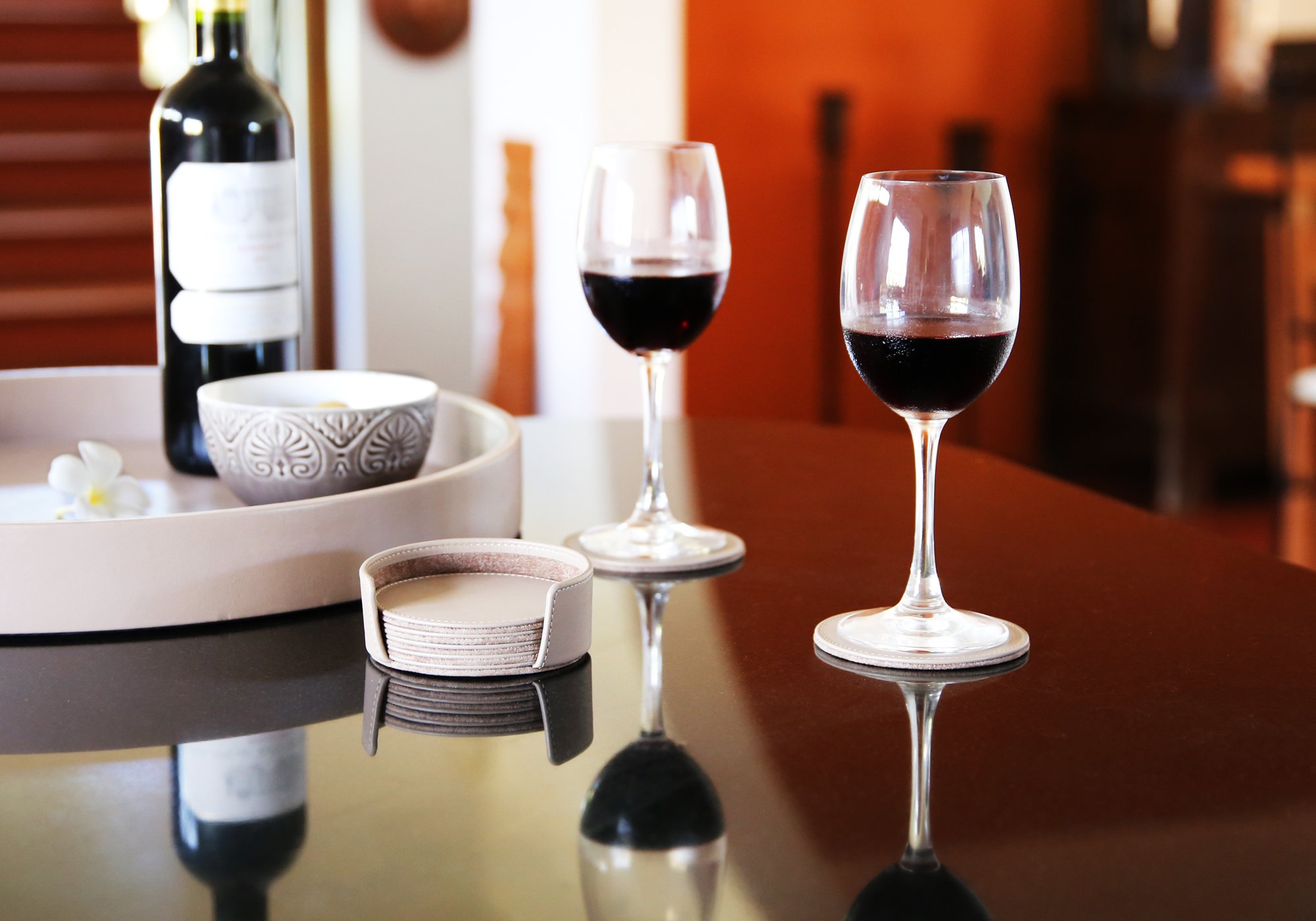 Artículos de cuero para la decoración de su hogar