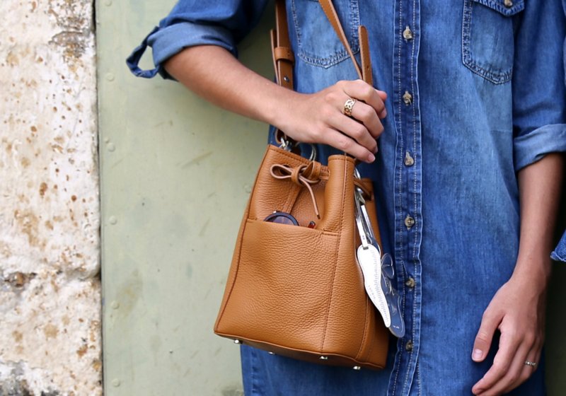 Mini bucket bag