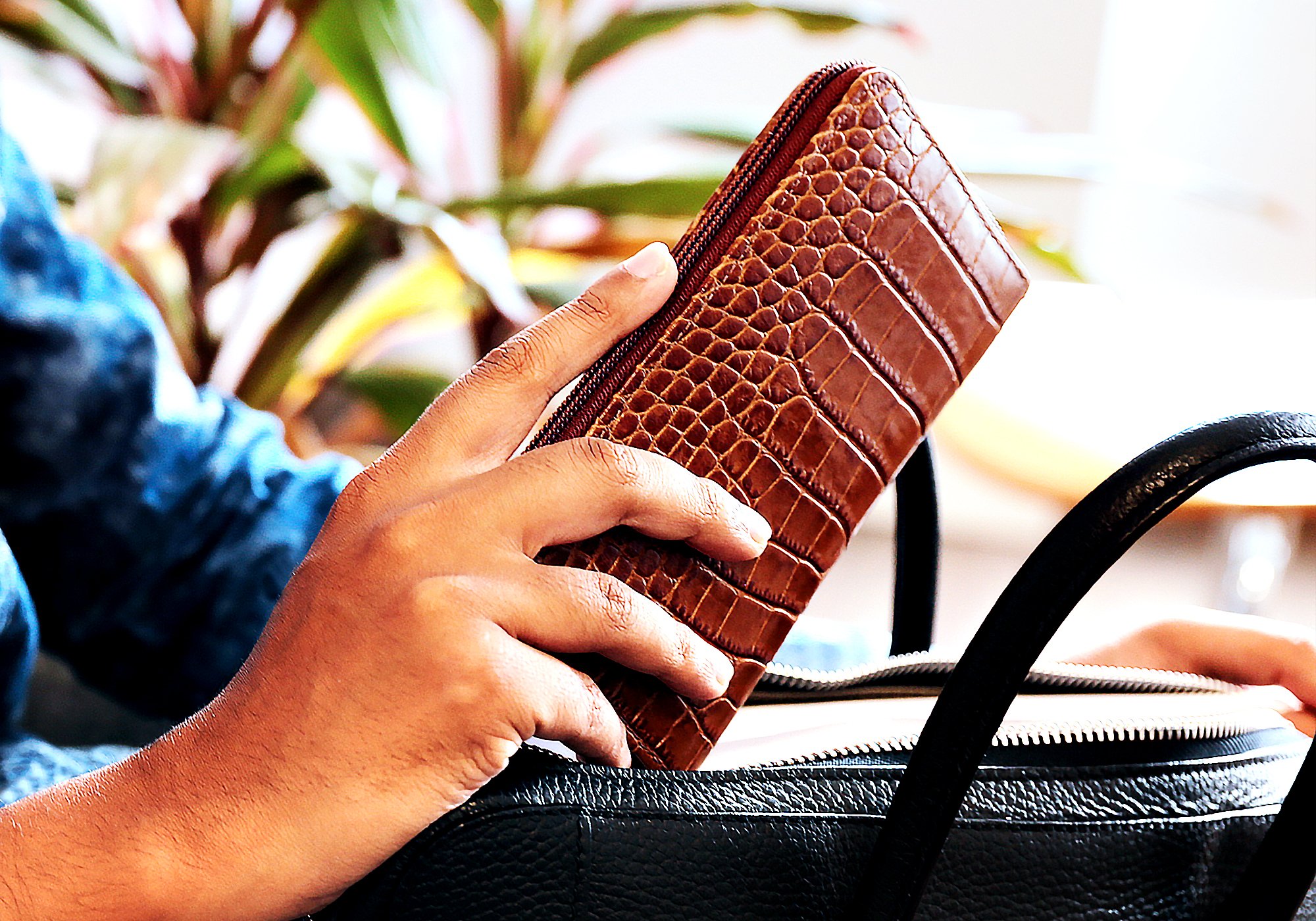 Étui 3 stylos zippé