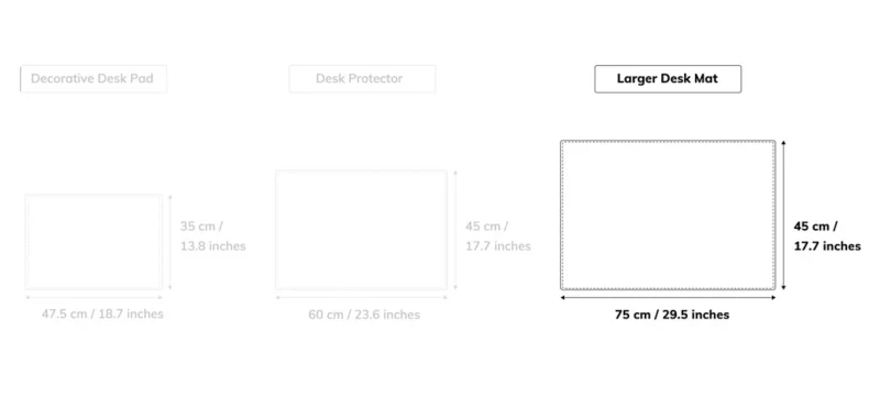 Large Desk Mat (75 x 45 cm)