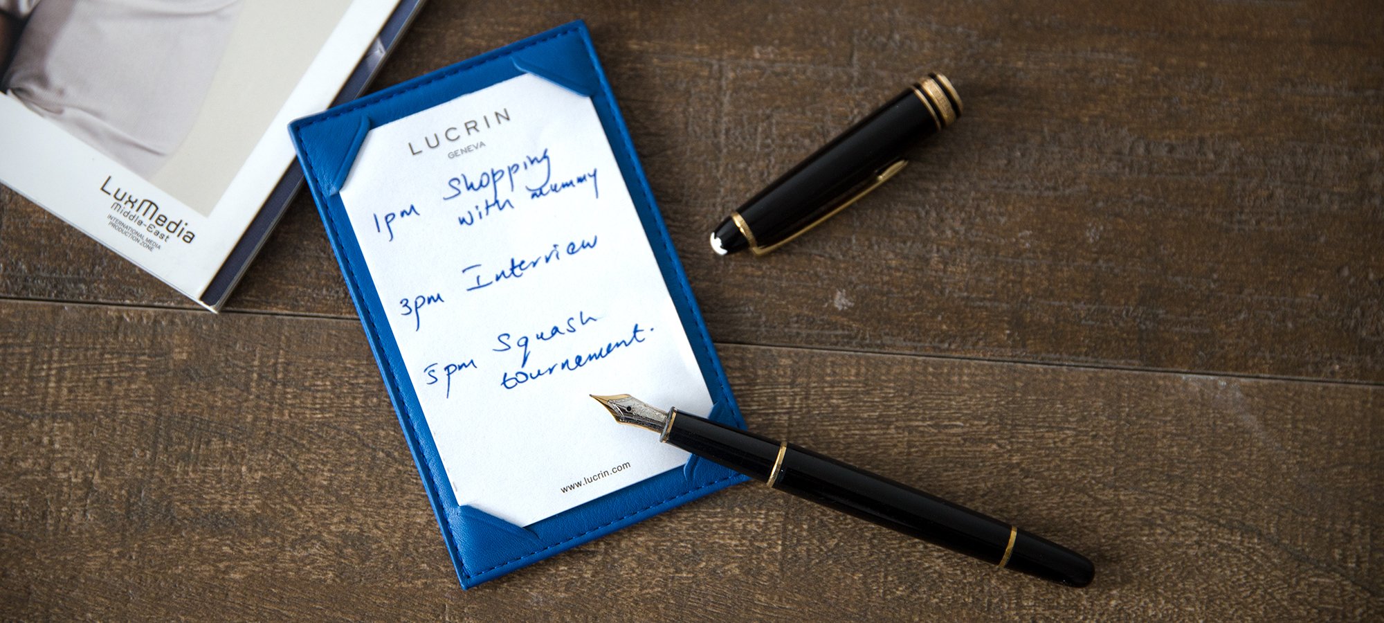 Klein schrijfblok (11 x 7 cm)