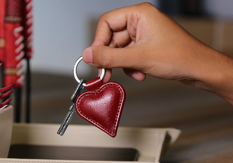 Heart-Shaped key ring