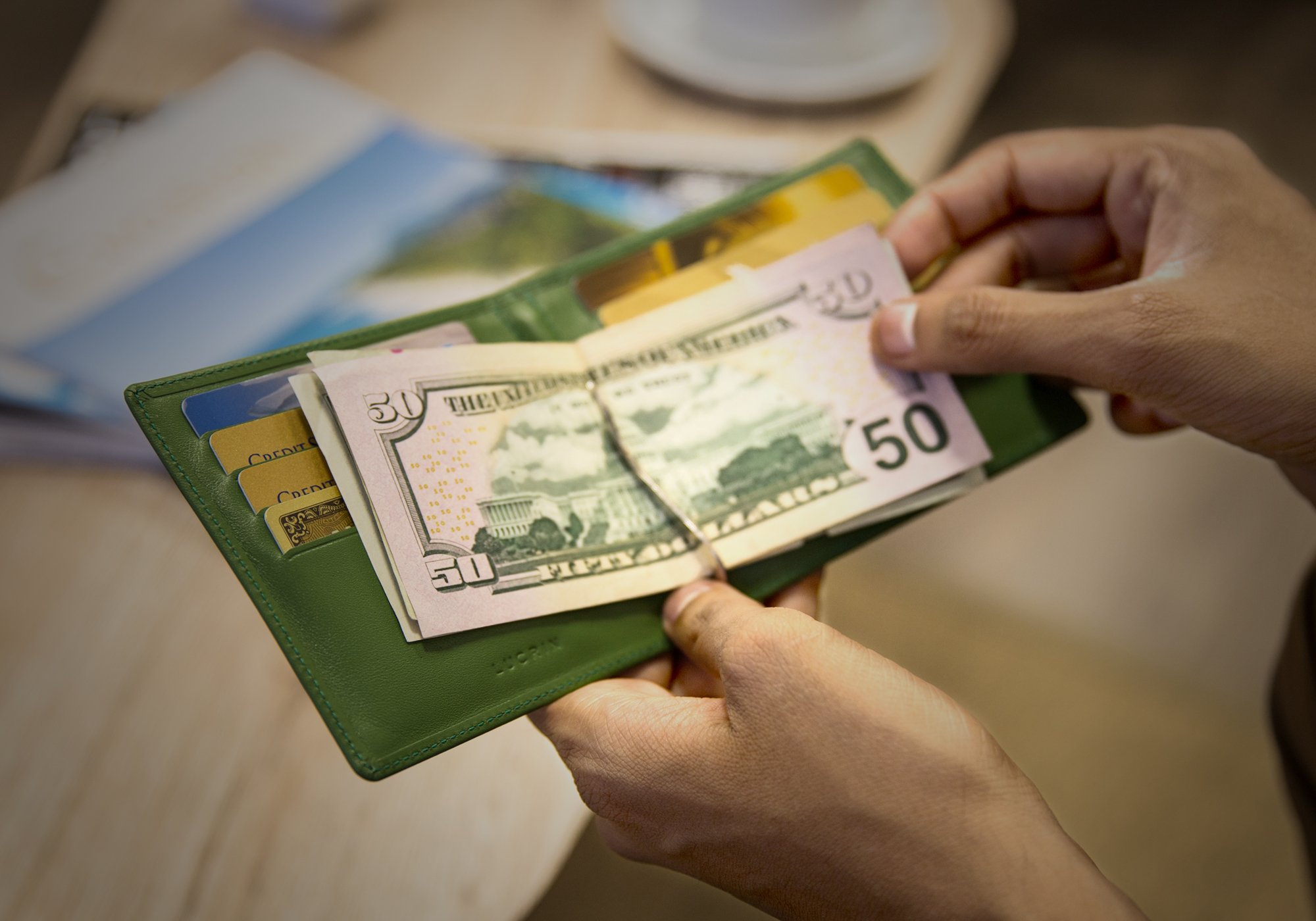 Money clip and card holder