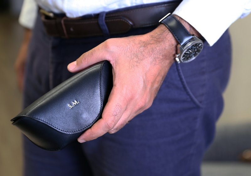 Semi-Rigid glasses belt case