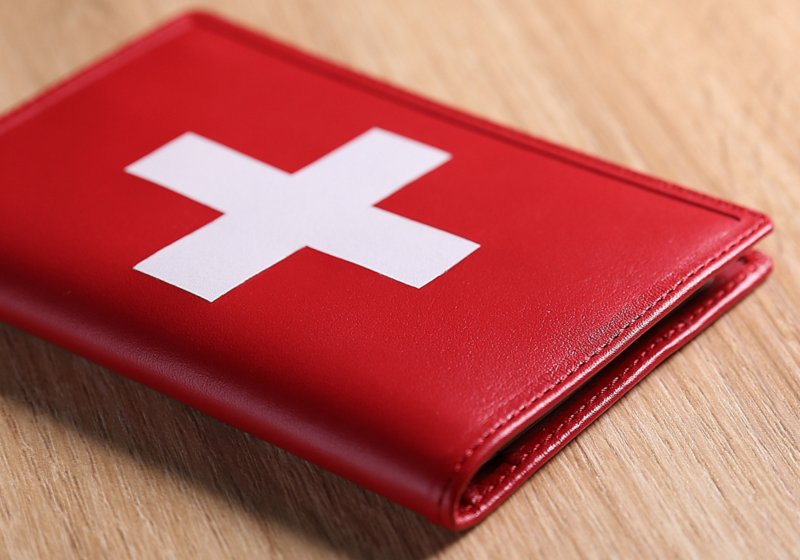 Swiss passport holder
