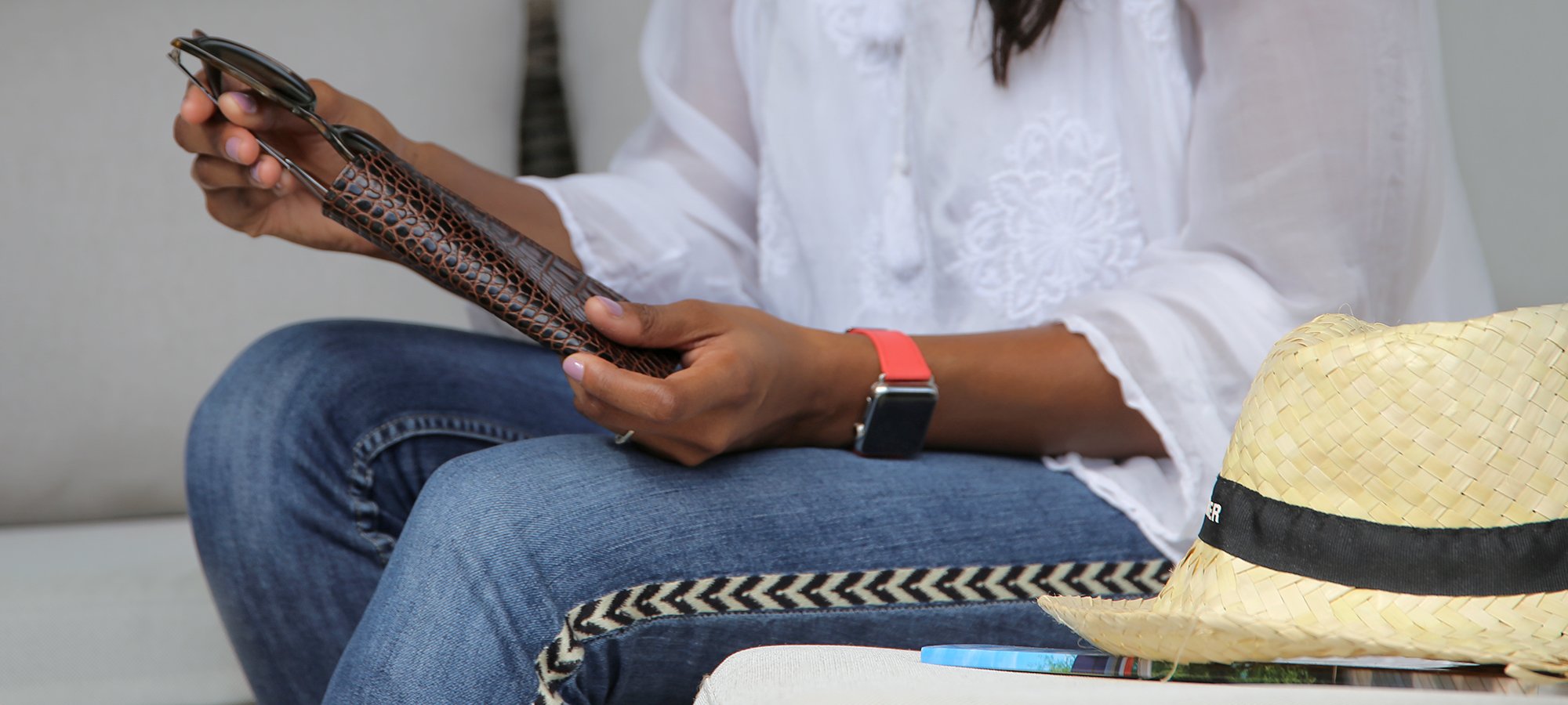 Funda para gafas grandes