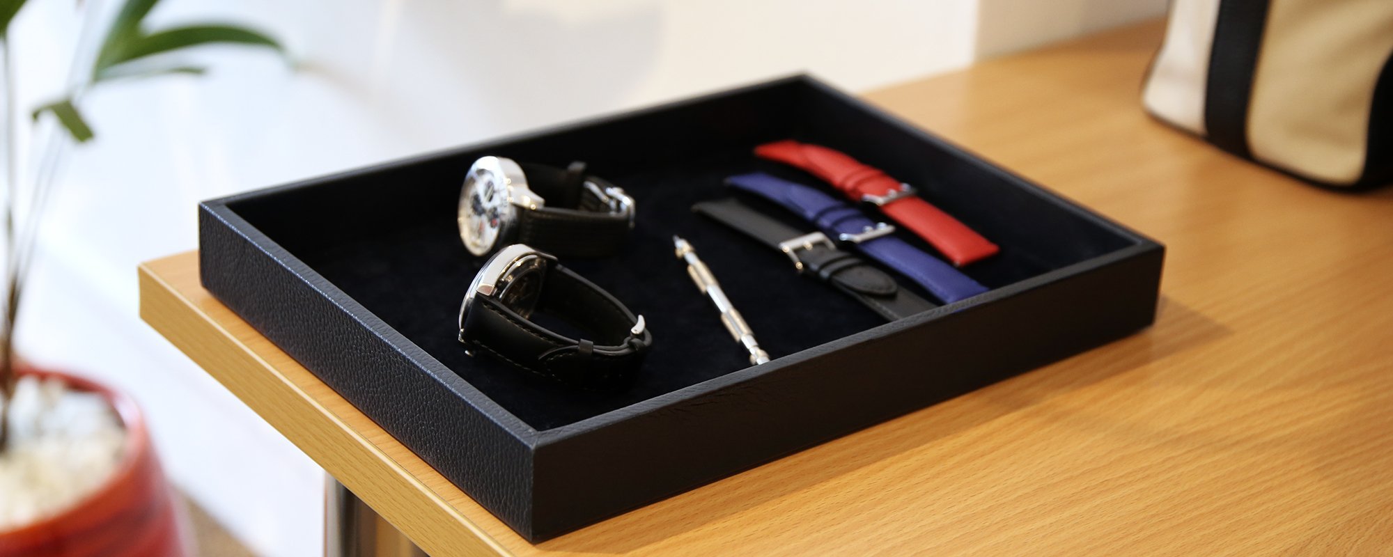 Leder Ablageschalen und Schmuckkästchen