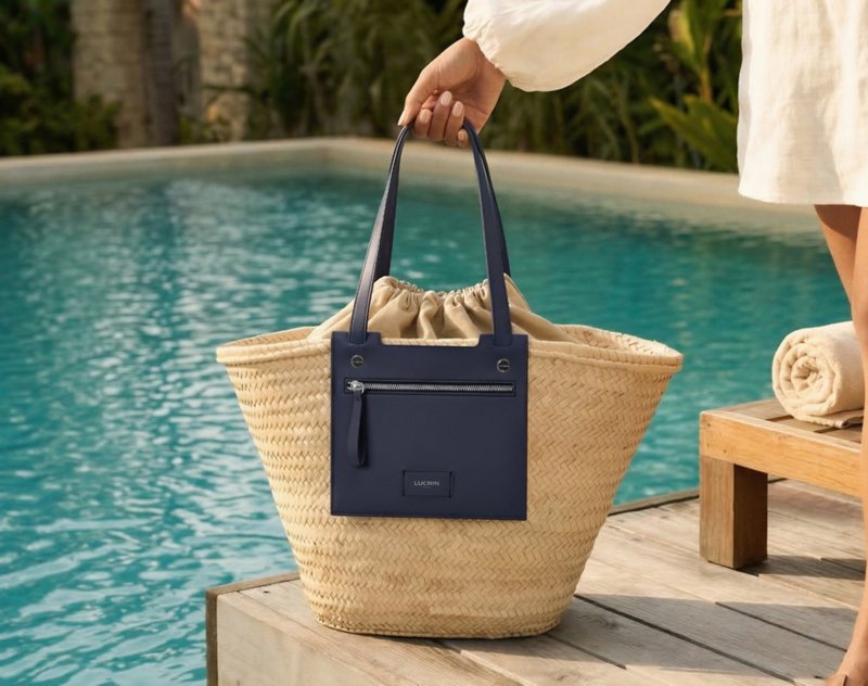Luxury Leather & Raffia Summer Bags | LUCRIN Geneva