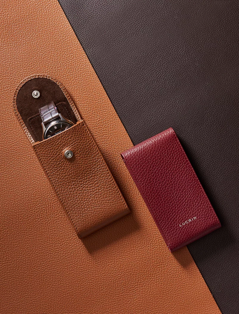 レザーウォッチポーチ、トラベルロール＆ウォッチボックス