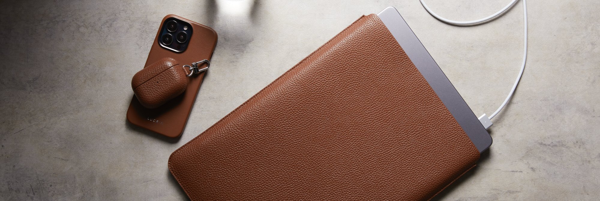 Leather Case for MacBook Pro 14
