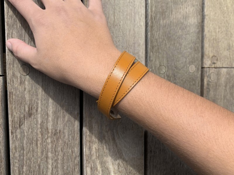 Leather Wristband Bracelet for Men & Women