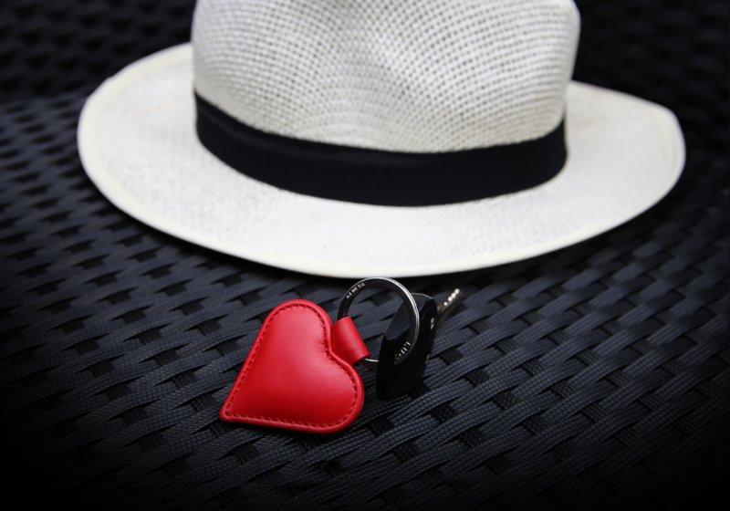 Heart-Shaped key ring