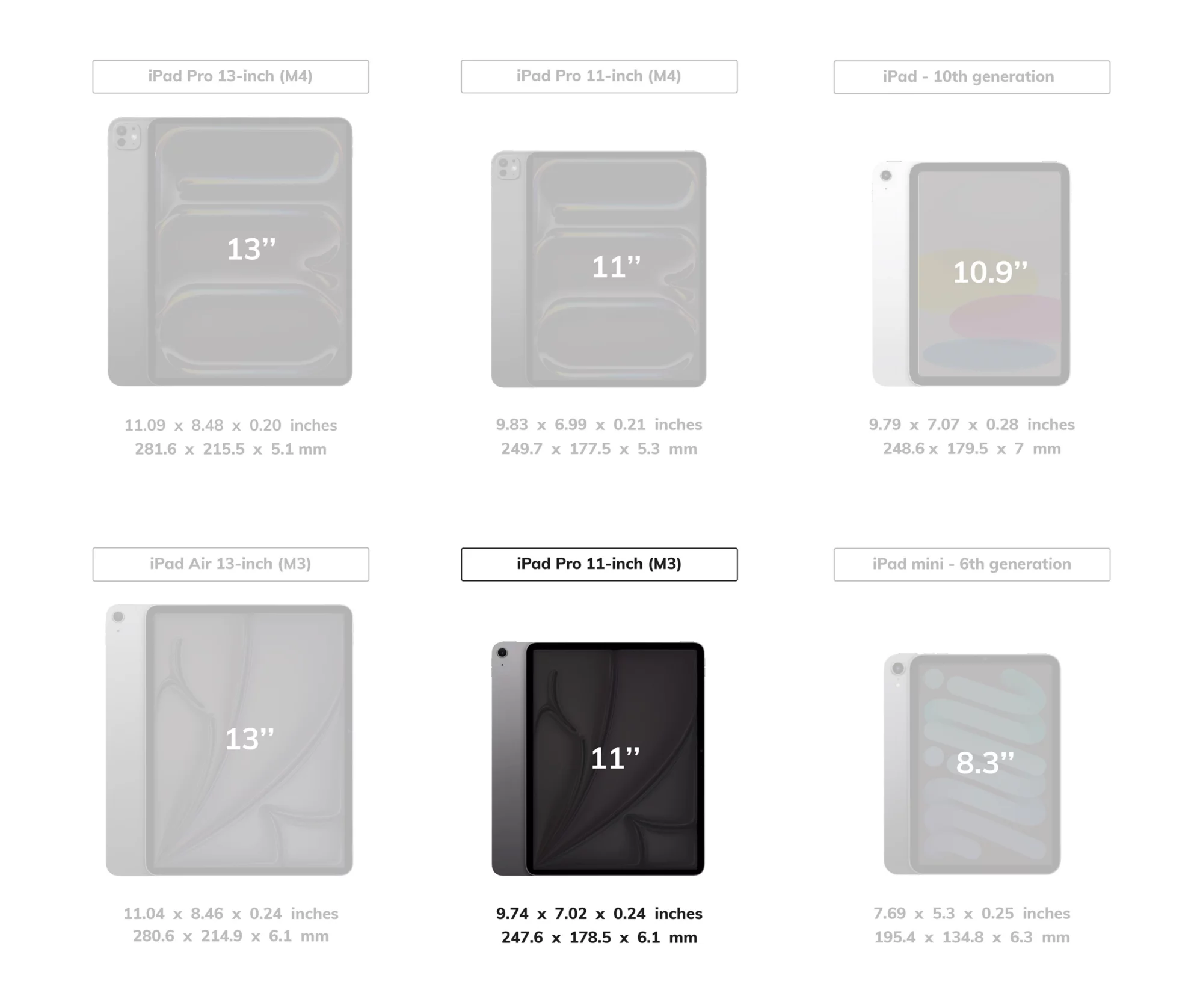 Smart Cover voor iPad Air 11" (M3 / M2)