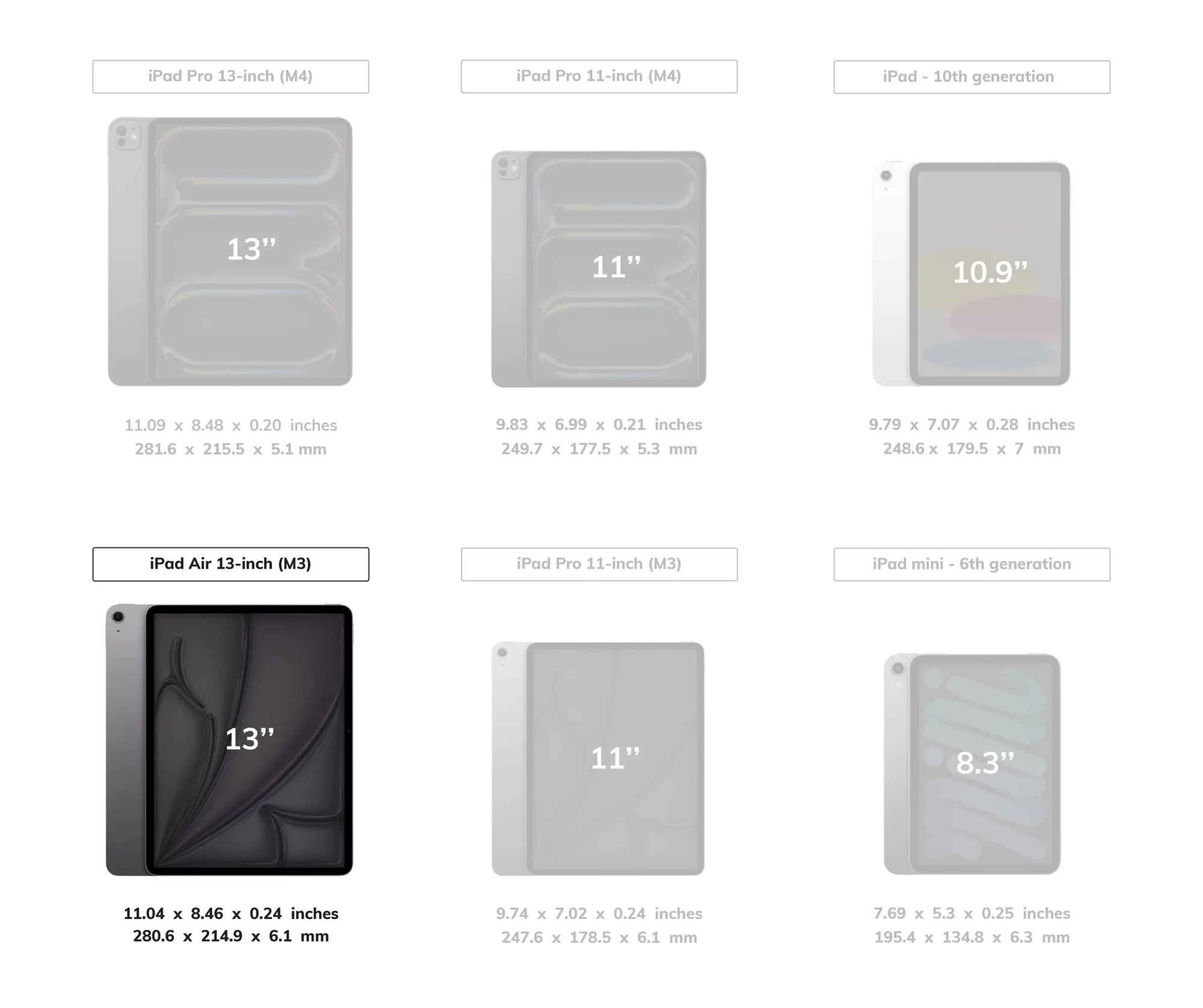 Smart Case - iPad Air 13" (M3 / M2)