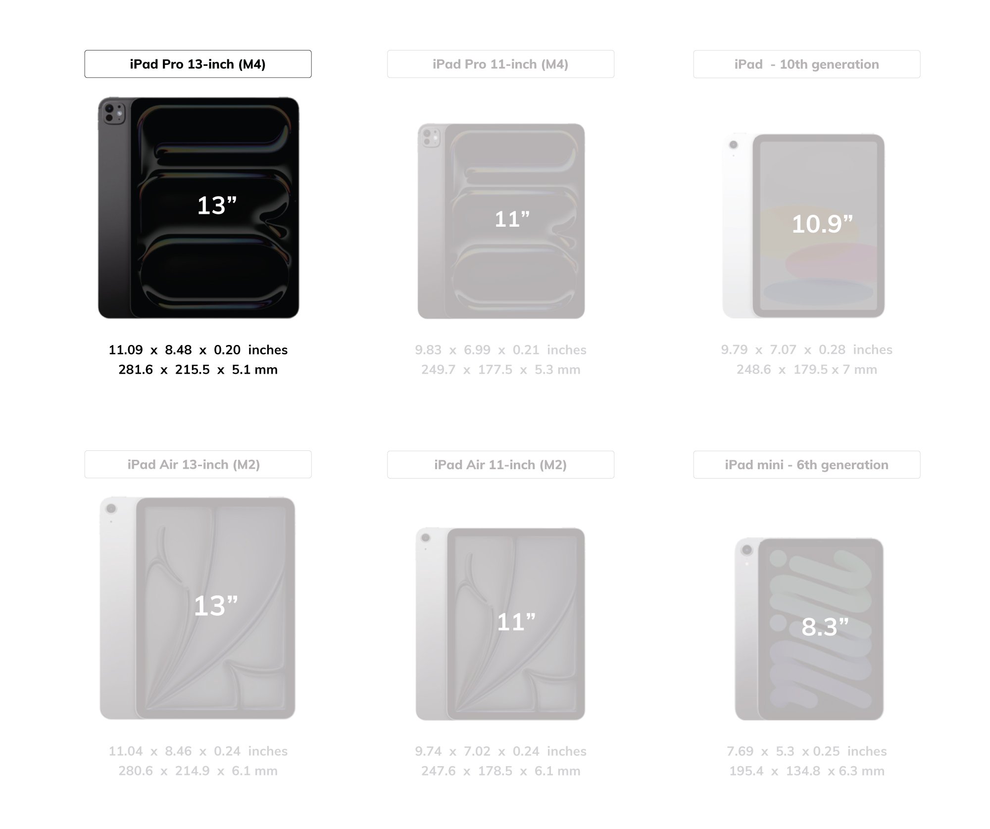 Zipped Case for iPad Pro 13” M4