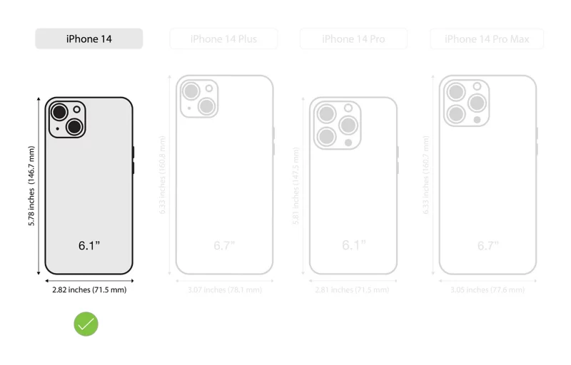Minimalistische Hülle – iPhone 14