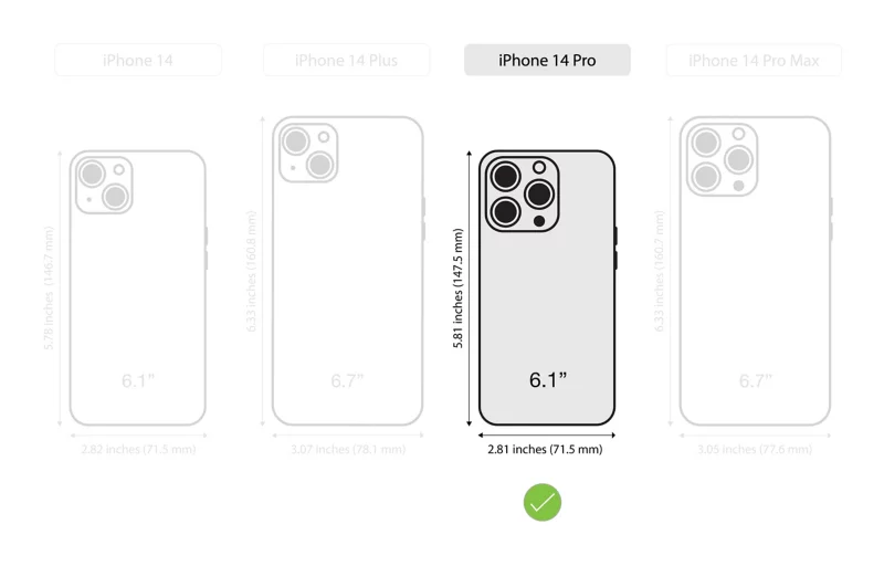 Minimalist Wallet - iPhone 14 Pro