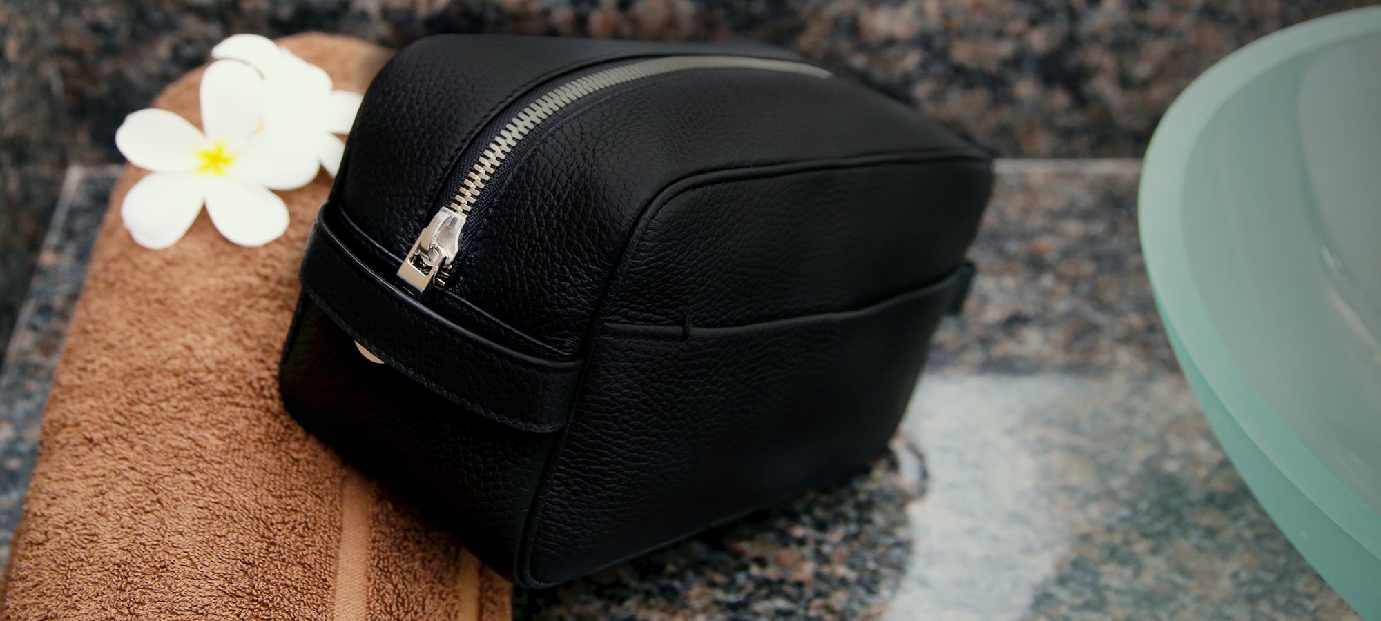 Designer Toiletry Bag (25 x 14.5 x 11.5 cm)