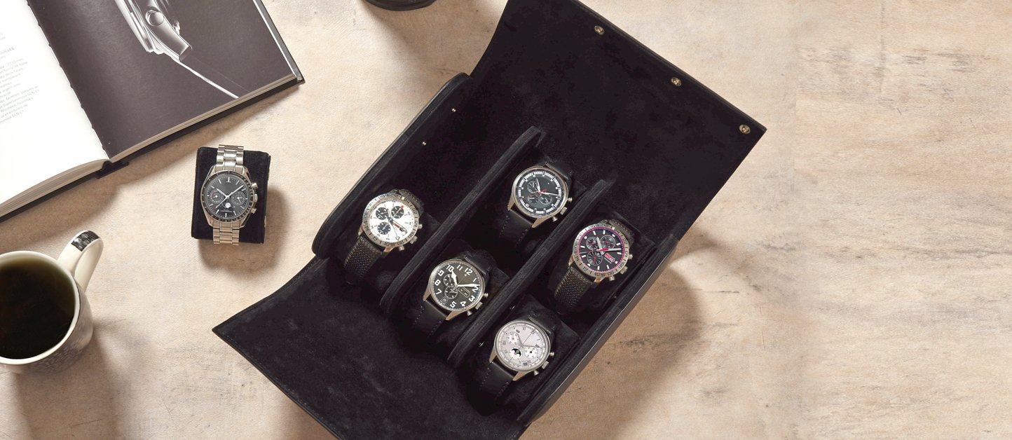 Luxury Goods By JB® Luxury Watch Box 3 Pieces – Watch Box – Watch Pouch
