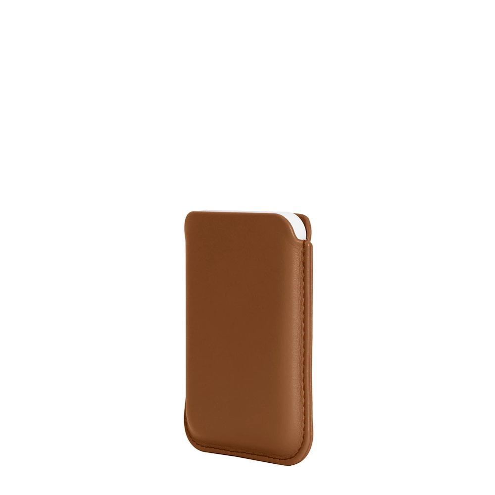 MagSafe Battery Pack Cover - customizable - Tan - Smooth Leather