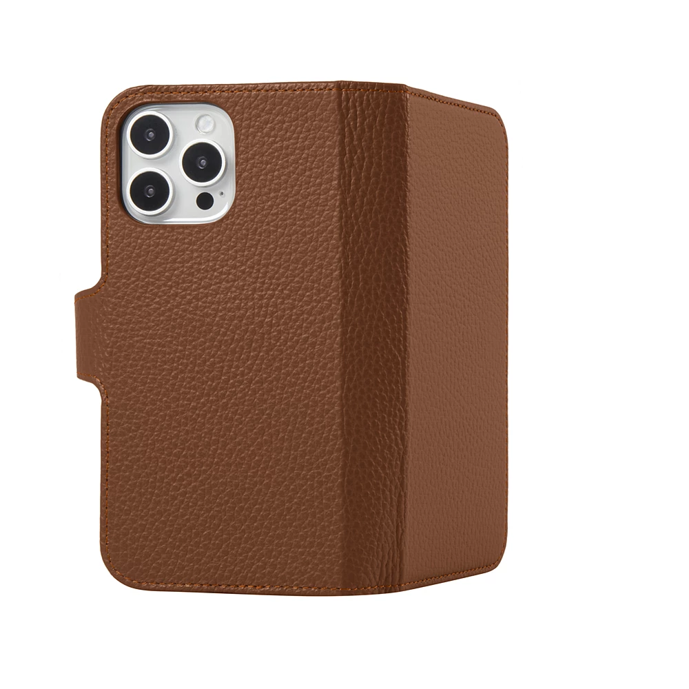 Custom iPhone 16 Pro Max Leather Wallet Case | Lucrin Geneva US