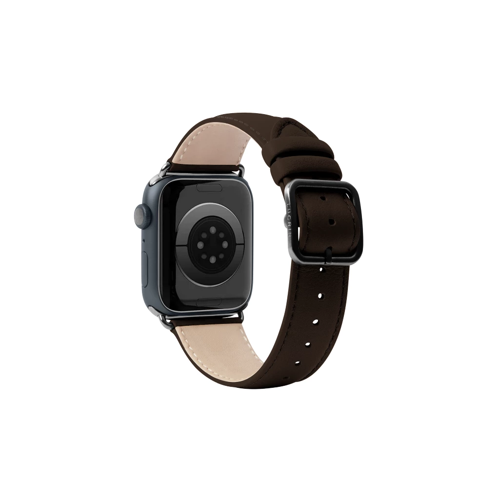 Luxury Apple Watch Band 45mm - Customizable | Lucrin Geneva US display picture 2