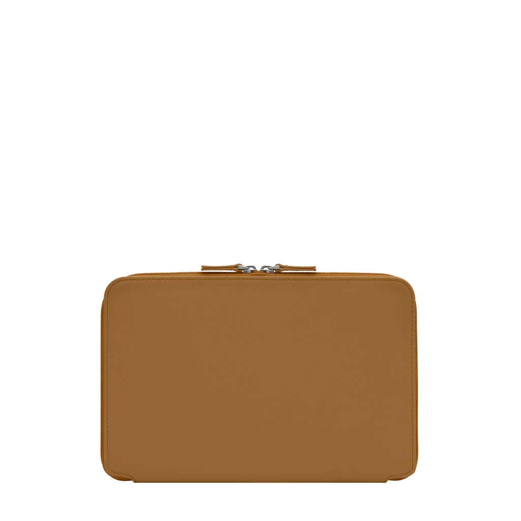 Zipped iPad Mini 7 Leather Case | Lucrin Geneva US