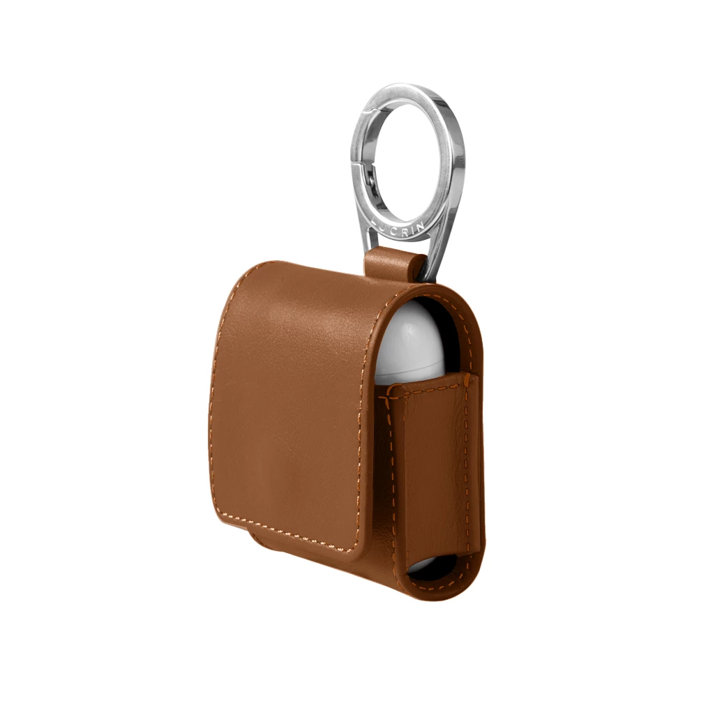 本革AirPodsケース（カラビナクリップ付き）