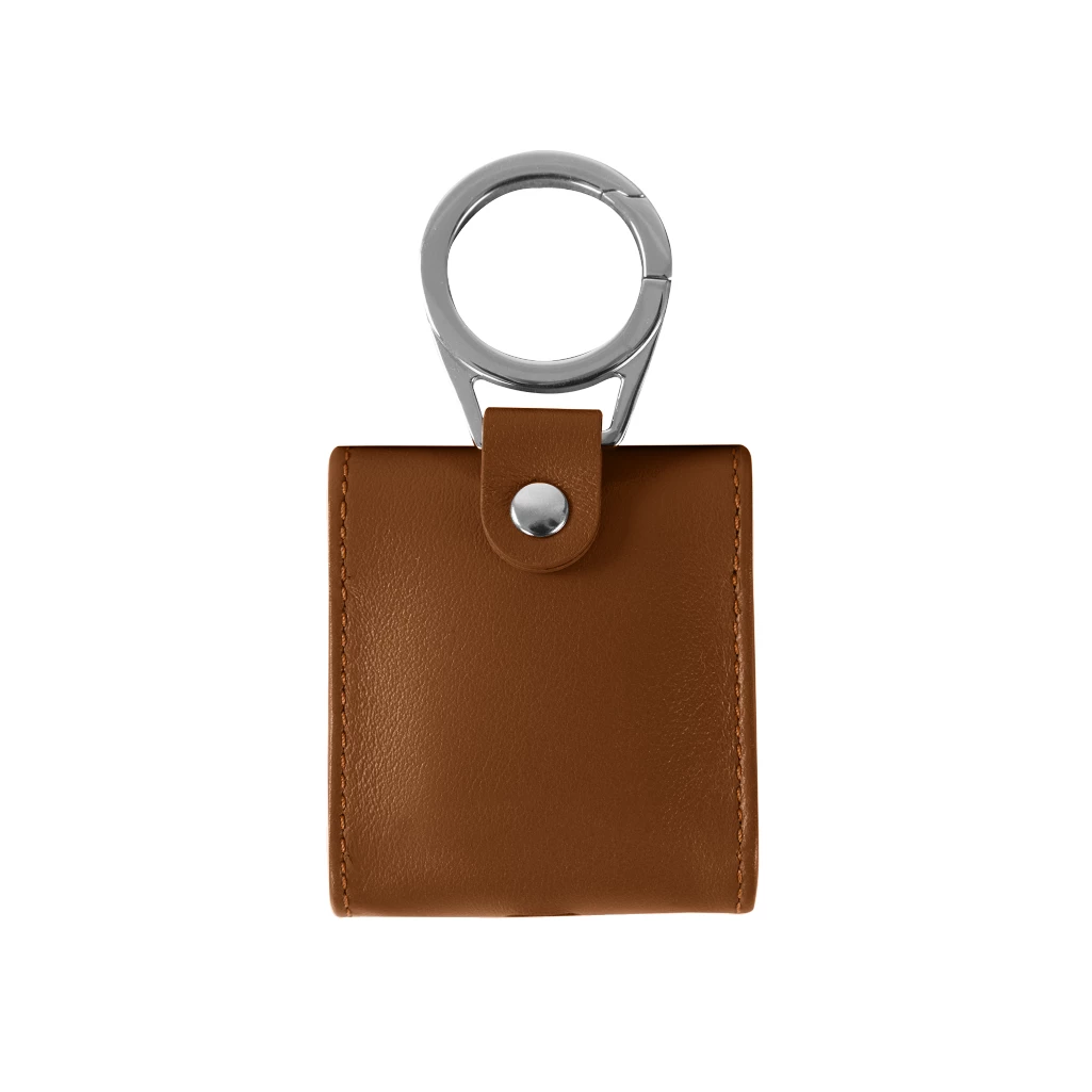 本革AirPodsケース（カラビナクリップ付き）