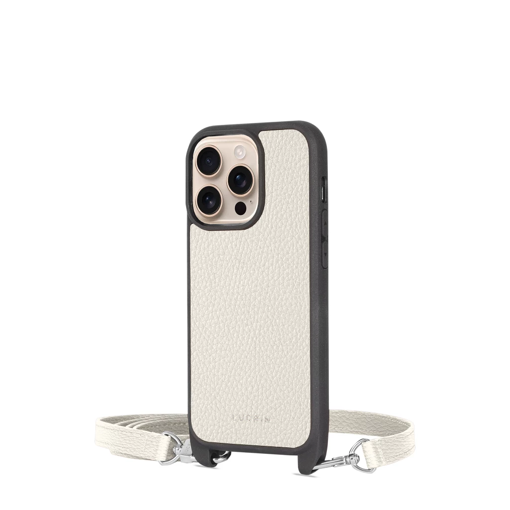 （新品）LUCRIN 革製　携帯ケース - iPhone 16 Pro Max Custom iPhone 16 Pro Max Leather Wallet Case | Lucrin Geneva US