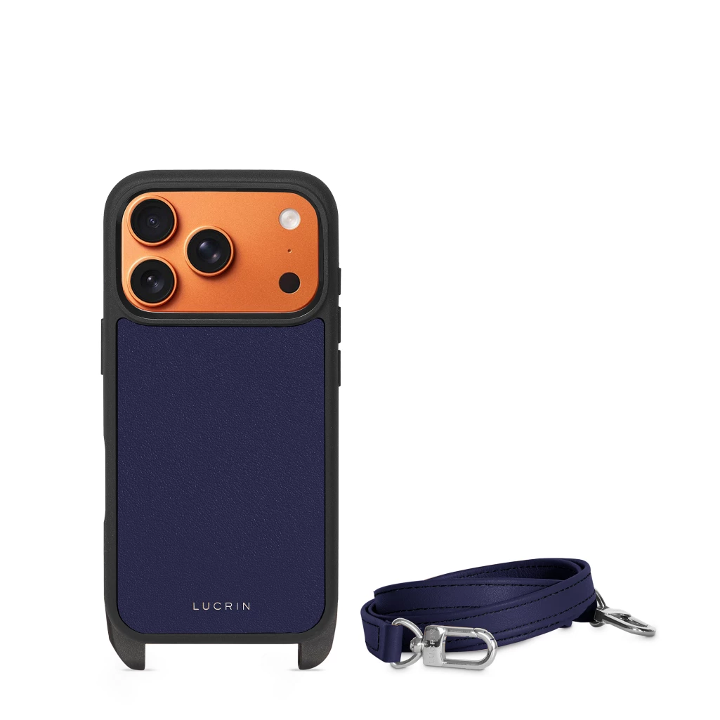 Crossbody bumper case - iPhone 17 Pro Max | Personalized leather