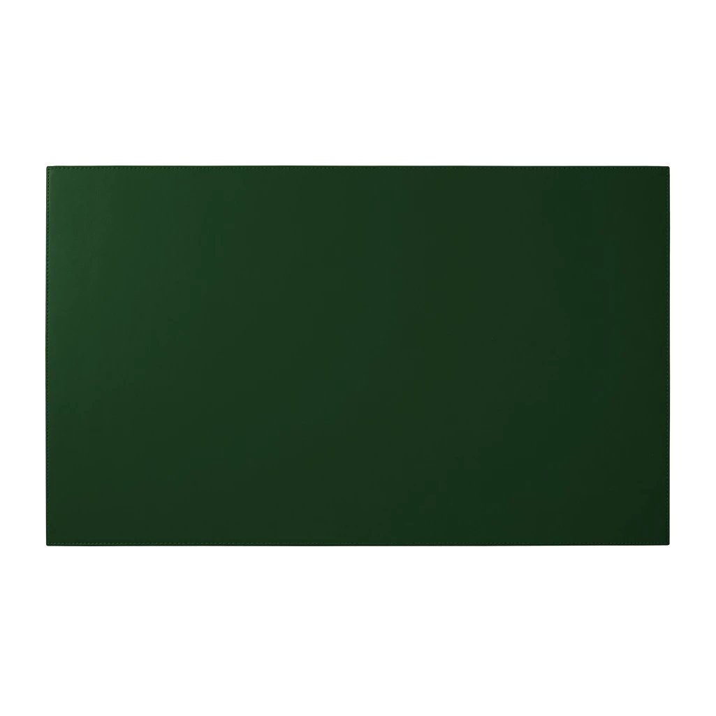 Rigid Conference Pad 29.5 x 17.7 inches - Dark Green - Smooth Leather