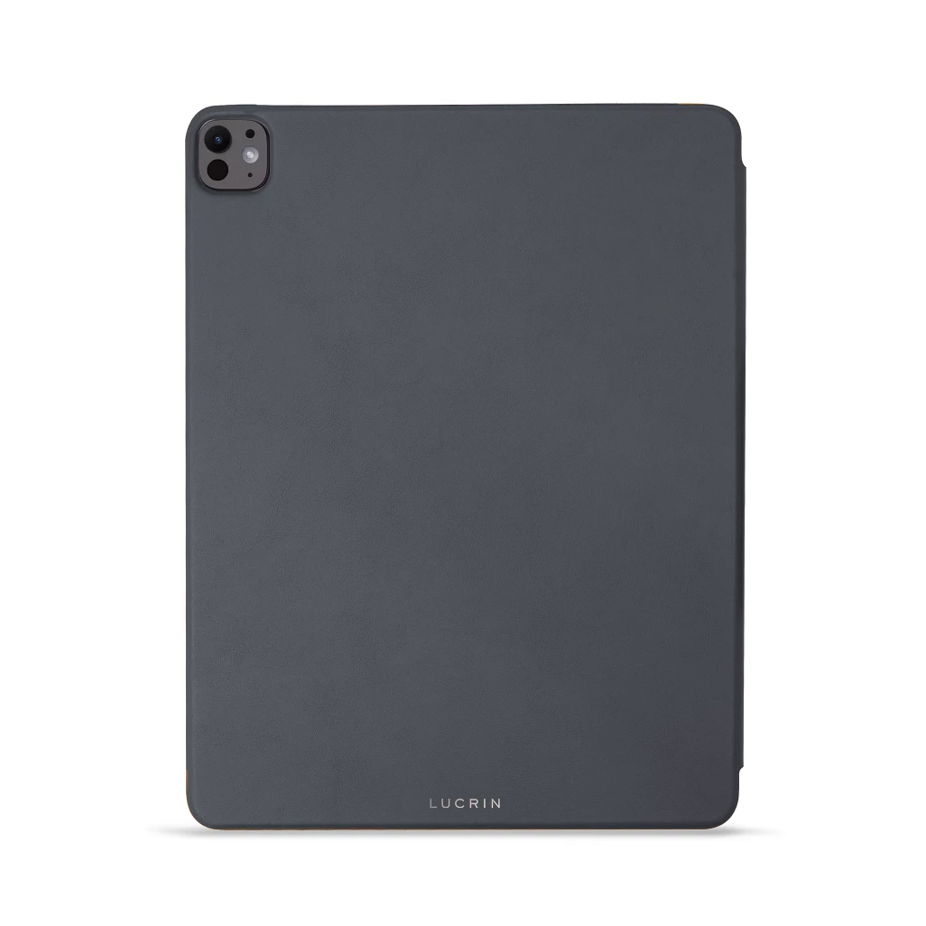 iPad 13 Pro カバー　ダークグレー Leather Smart Cover for iPad Pro 13