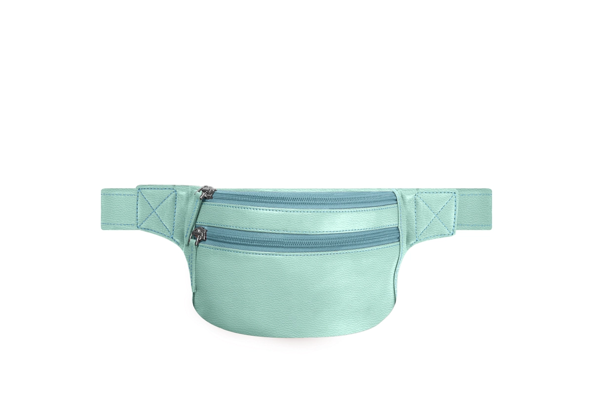 Belt bag - Pastel Aqua - Granulated Leather main product photo