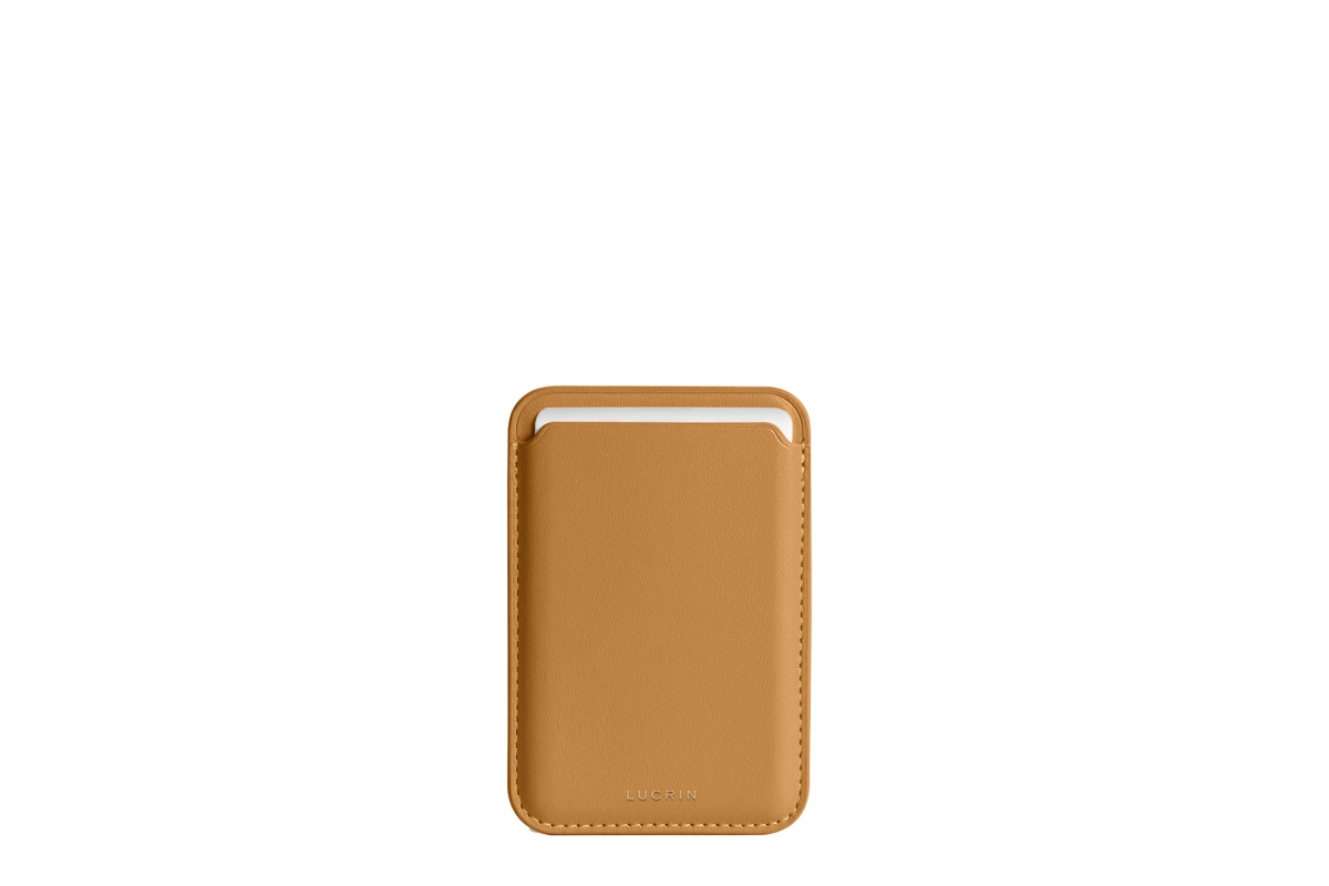 MagSafe Wallet Case - Natural - Smooth Leather main product photo