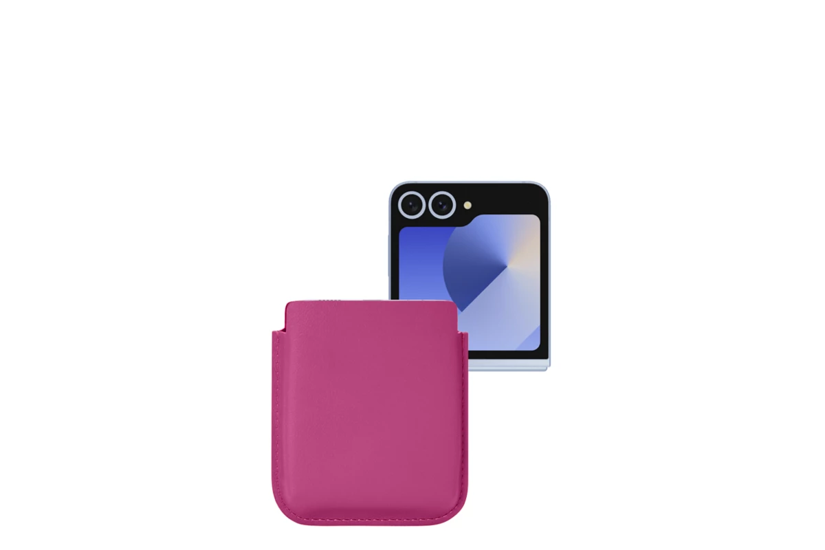 Classic Leather Sleeve for Samsung Galaxy Z Flip 6 - Customizable