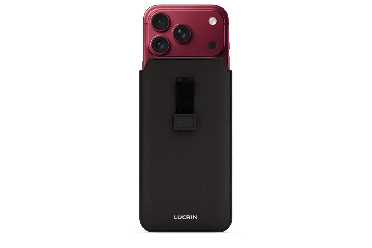 Funda con Lengüeta iPhone 18 Pro Max | LUCRIN Geneva - Antracita ...