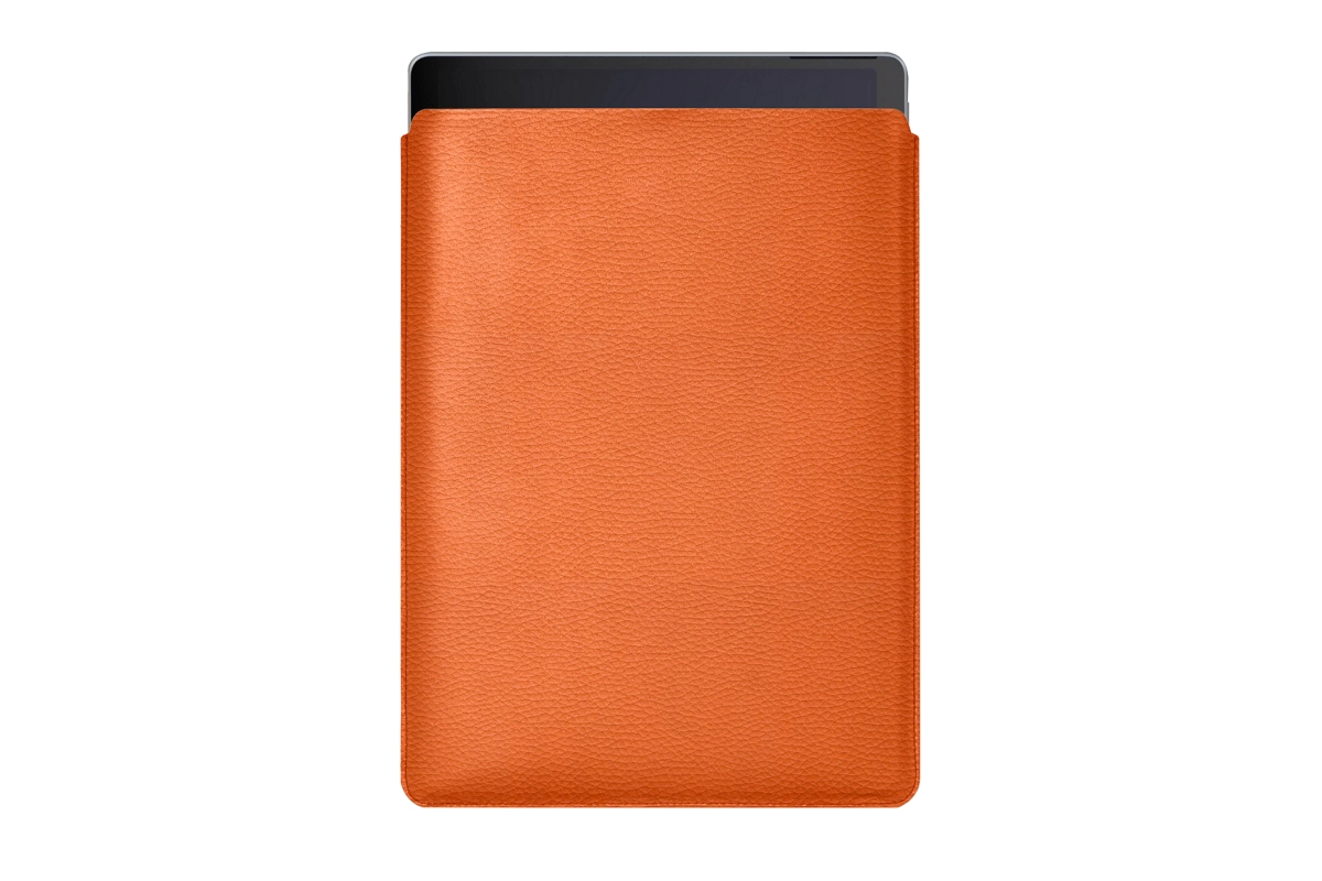 Hülle - Surface Pro (11. Edition) - Orange - Genarbtes Leder - - main product photo